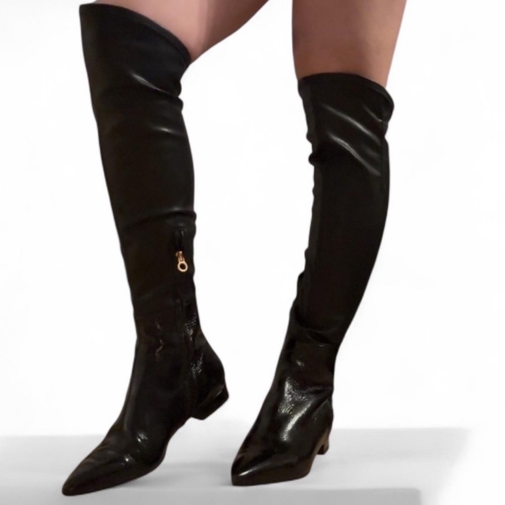 Elegant Black Over the Knee Boots